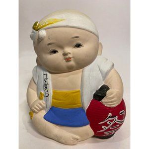 Chubby Chinese Baby Statute/Signed 1981/4.5 inches by 5 inches